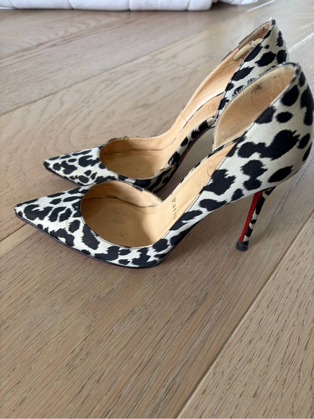 Christian Louboutin Animal Print Iriza Heels Size 7 - Picture 4 of 8